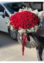 101 gül buketi